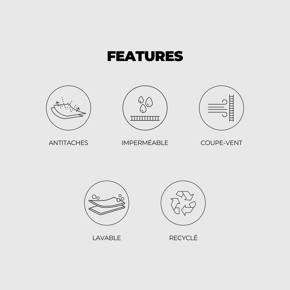 VOITED Recycled Ripstop Outdoor Camping Blanket - Rainbow