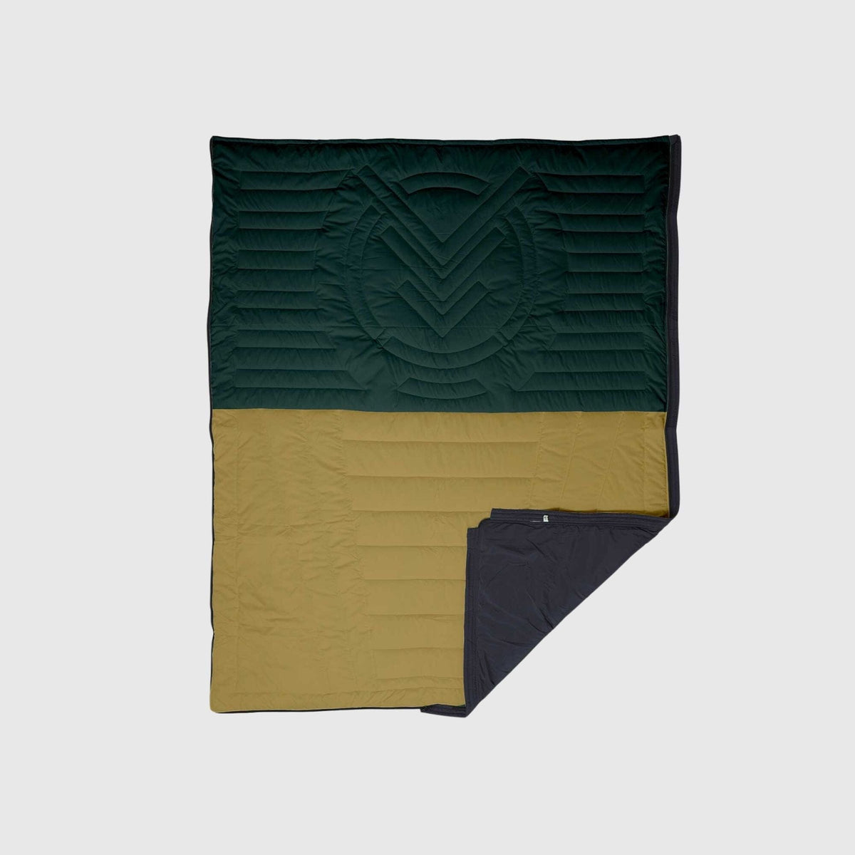 VOITED Slumber Zip Sack Blanket - Green Gabels / Dusty Sand Blankets VOITED EU 