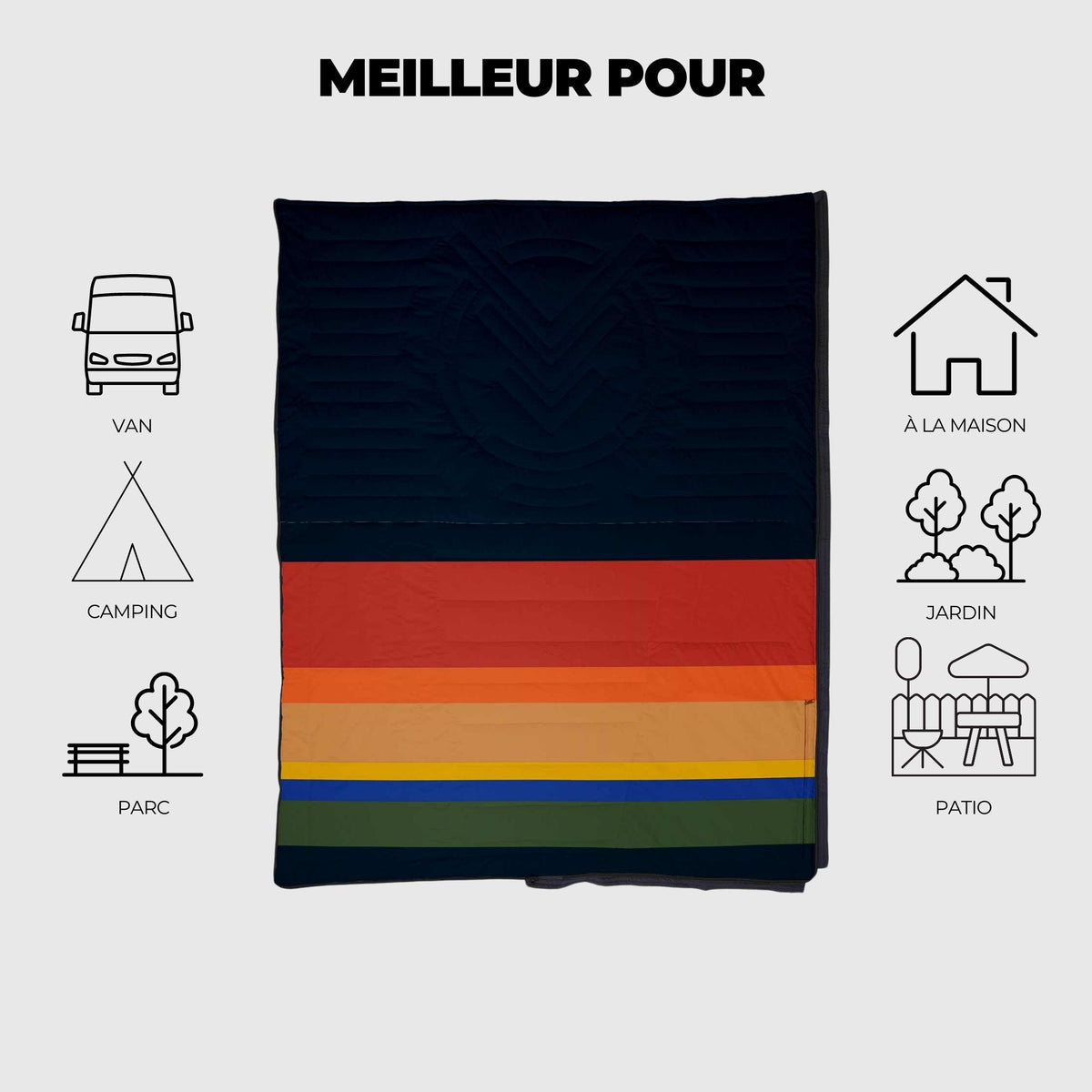 VOITED Slumber Zip Sack Blanket - Origin
