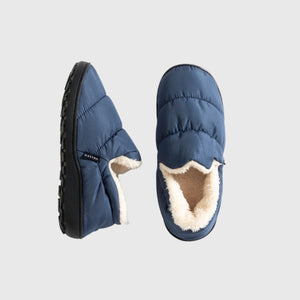 VOITED CloudTouch® Slippers - Lightweight, Indoor/Outdoor Fleece-Lined Camping Slippers - Ocean Navy