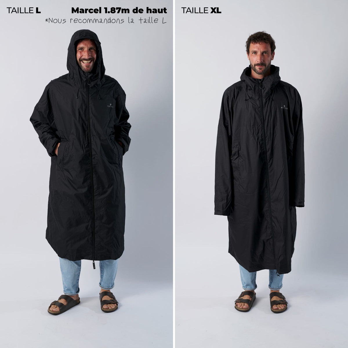 VOITED Allweather Coat - Black