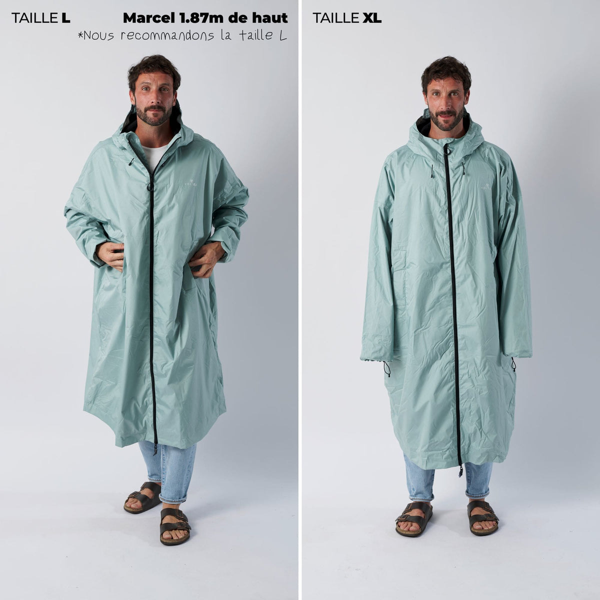 VOITED Allweather Coat - Eucalyptus