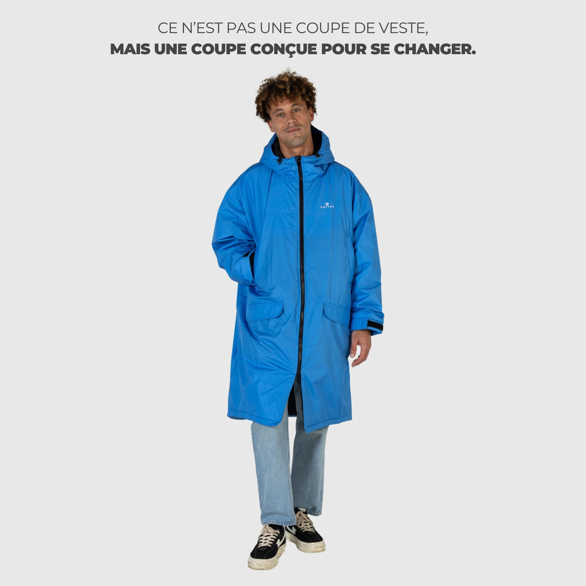 VOITED 3rd Edition Outdoor Change Robe & Drycoat for Surfing, Camping, Vanlife & Wild Swimming - Waterfall