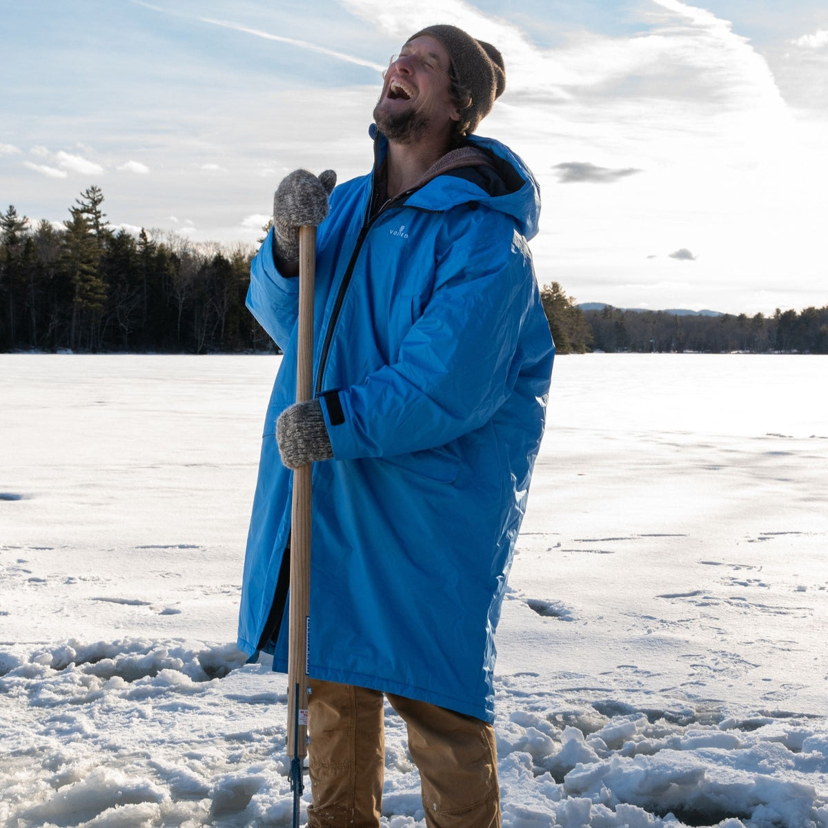 VOITED 3rd Edition Outdoor Change Robe & Drycoat for Surfing, Camping, Vanlife & Wild Swimming - Waterfall