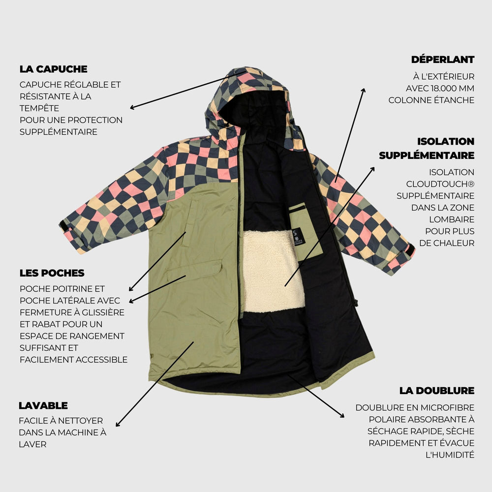 VOITED 3rd Edition Outdoor Change Robe & Drycoat for Surfing, Camping, Vanlife & Wild Swimming - Wavecheck