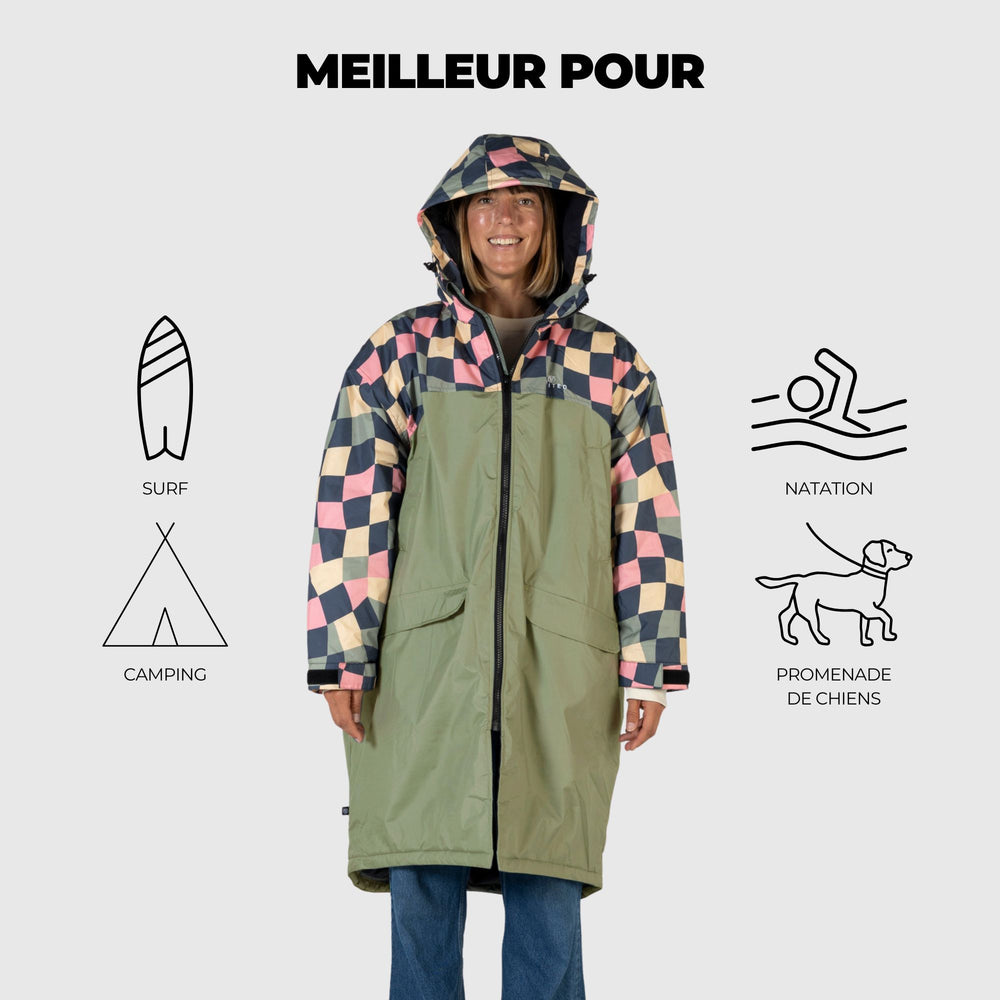 VOITED 3rd Edition Outdoor Change Robe & Drycoat for Surfing, Camping, Vanlife & Wild Swimming - Wavecheck