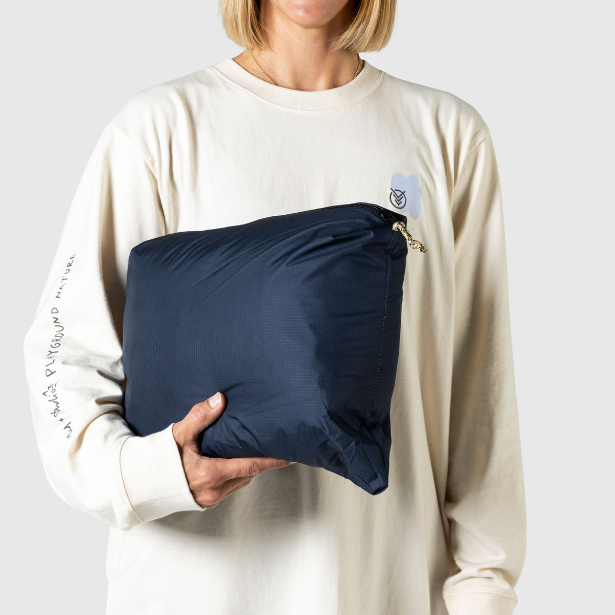 VOITED 3rd Edition Outdoor Poncho for Surfing, Camping, Vanlife & Wild Swimming - Ocean Navy/Olive