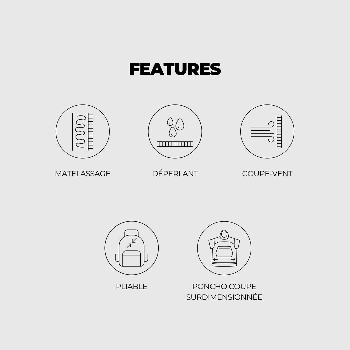 VOITED 3rd Edition Outdoor Poncho for Surfing, Camping, Vanlife & Wild Swimming - Wavecheck