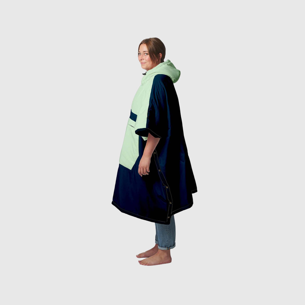 VOITED Couverture poncho Trooper Outdoor Premium - Ocean Navy / Cameo Green