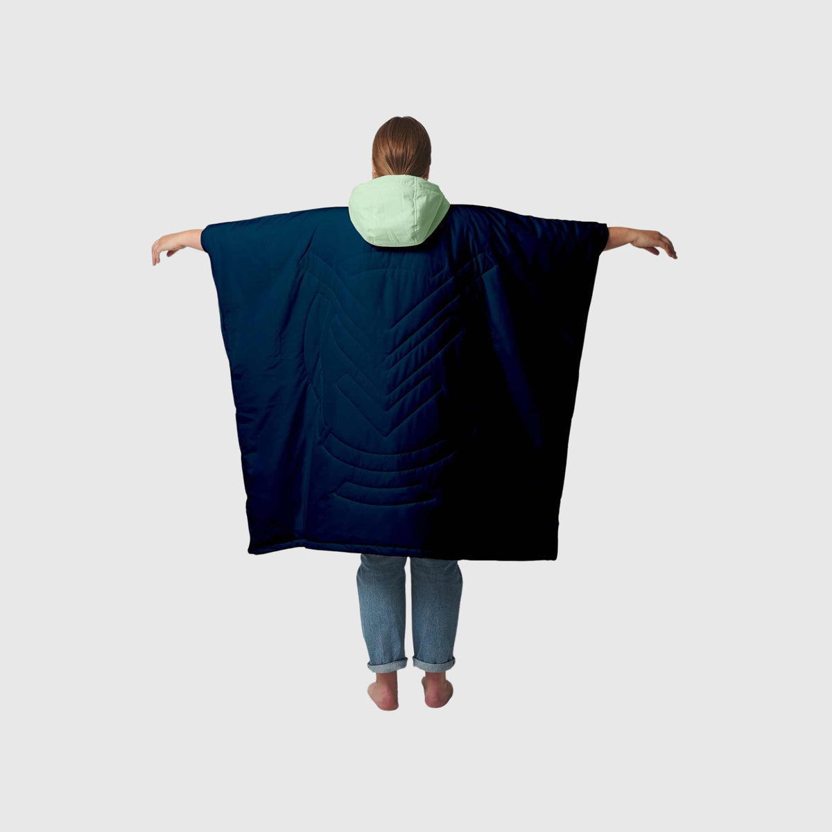 VOITED Couverture poncho Trooper Outdoor Premium - Ocean Navy / Cameo Green
