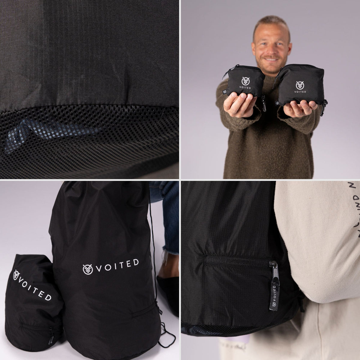 VOITED Everyday Sacks - Black