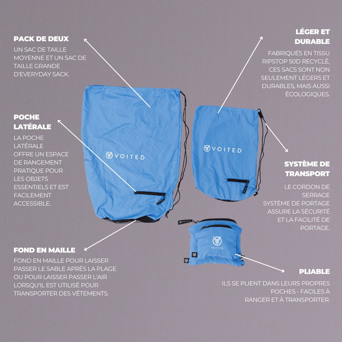 VOITED Everyday Sacks - Waterfall