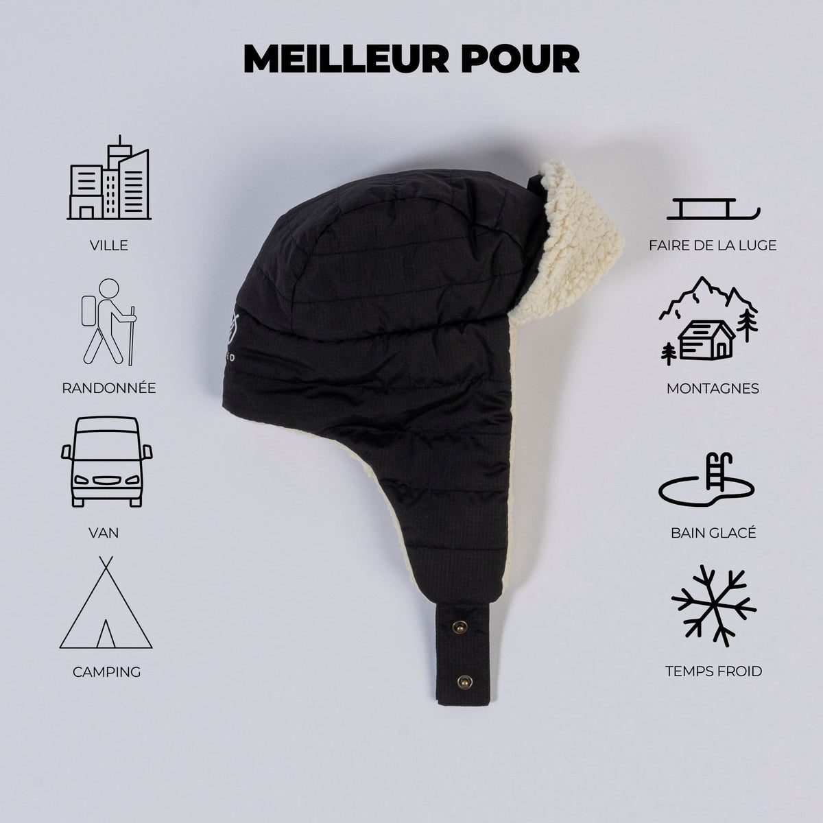 VOITED Hat In The Clouds - Black