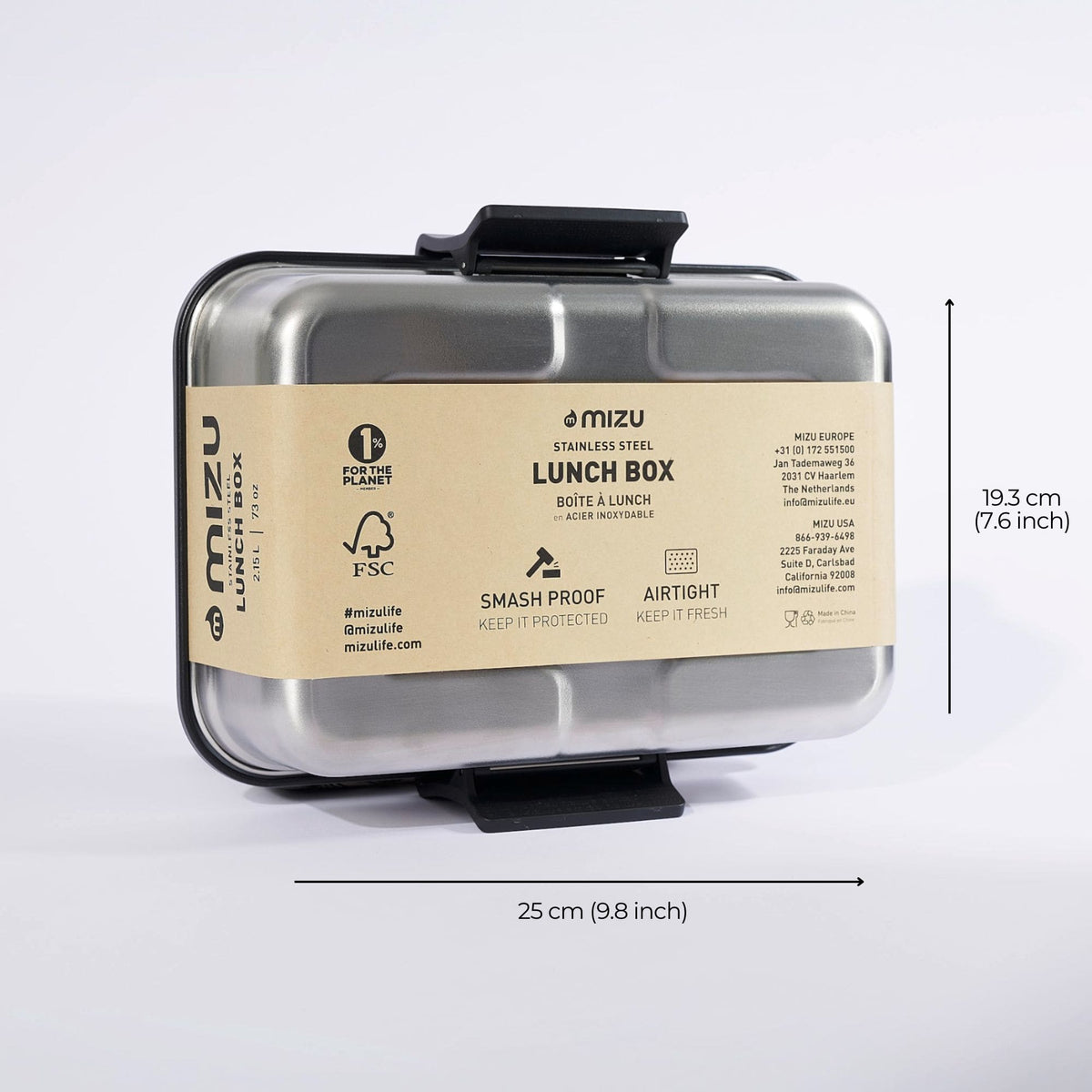 Lunch Box en acier inoxydable Mizu x VOITED