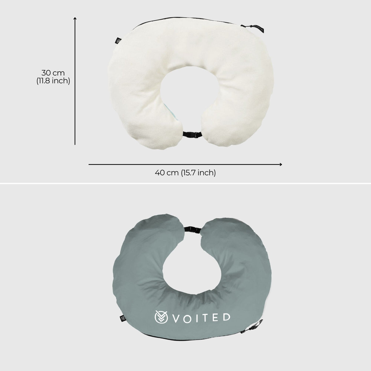 VOITED NeckPack™ Travel PillowBlanket™ - Echo Bloom