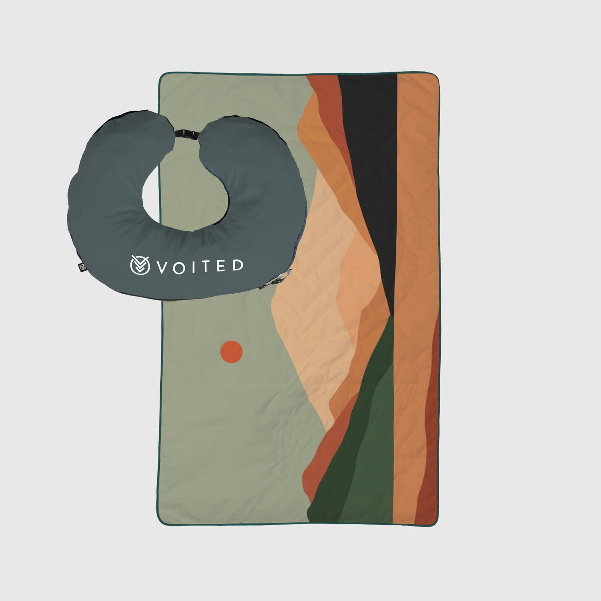 VOITED NeckPack™ Travel PillowBlanket™ - Jasper