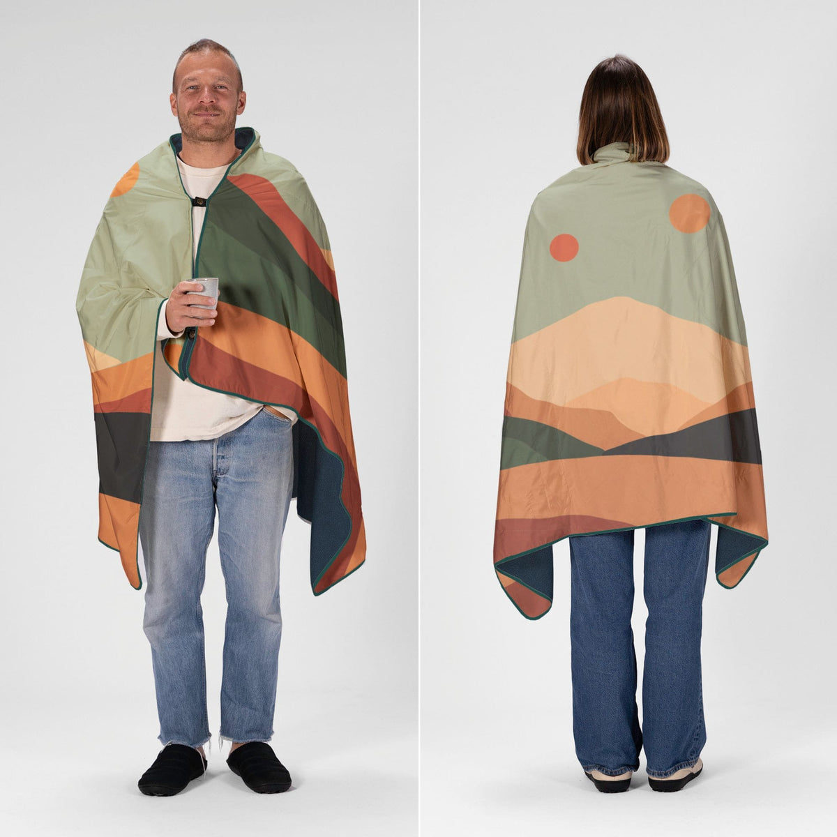 VOITED NeckPack™ Travel PillowBlanket™ - Jasper