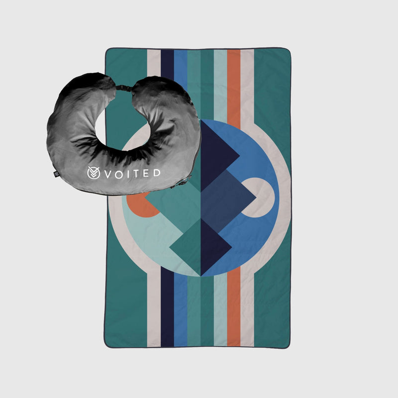 VOITED NeckPack™ Travel PillowBlanket™  - Luna Creek