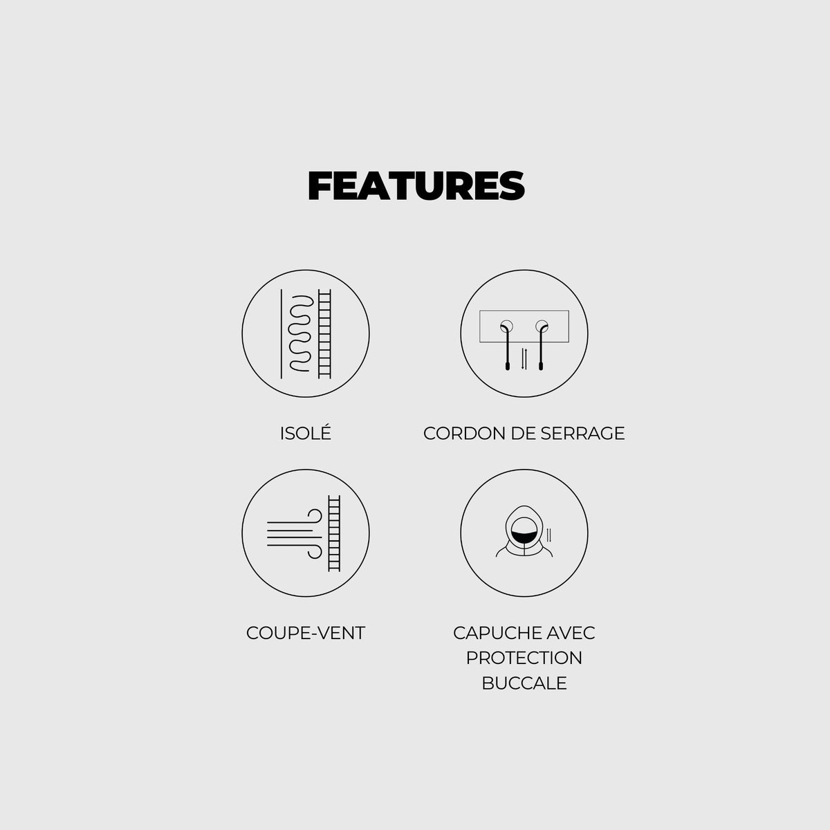 VOITED Polar Fleece Hood - Arctic