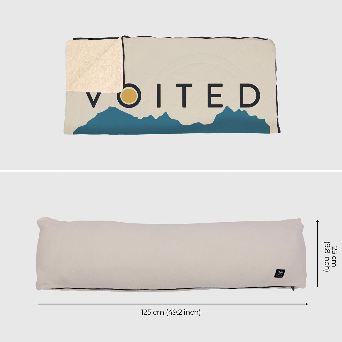 VOITED Queen CloudTouch® Indoor/Outdoor Camping Blanket - Snowy Peak