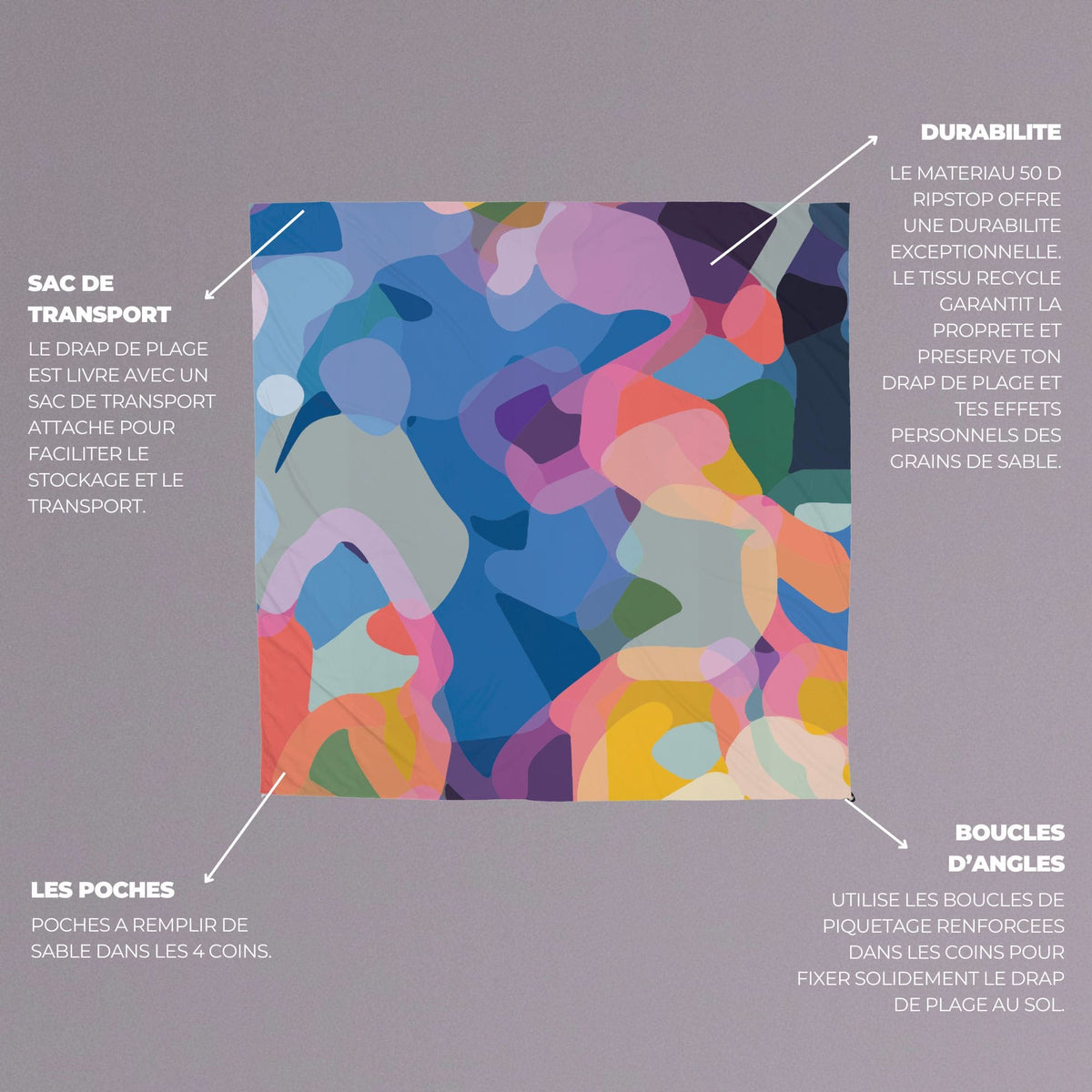 VOITED Sandfree Beach Sheet - Beyond Real