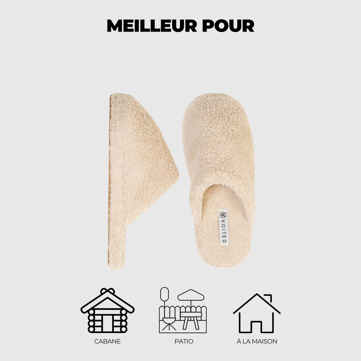 VOITED Snug CloudTouch® Slipper - Cotton