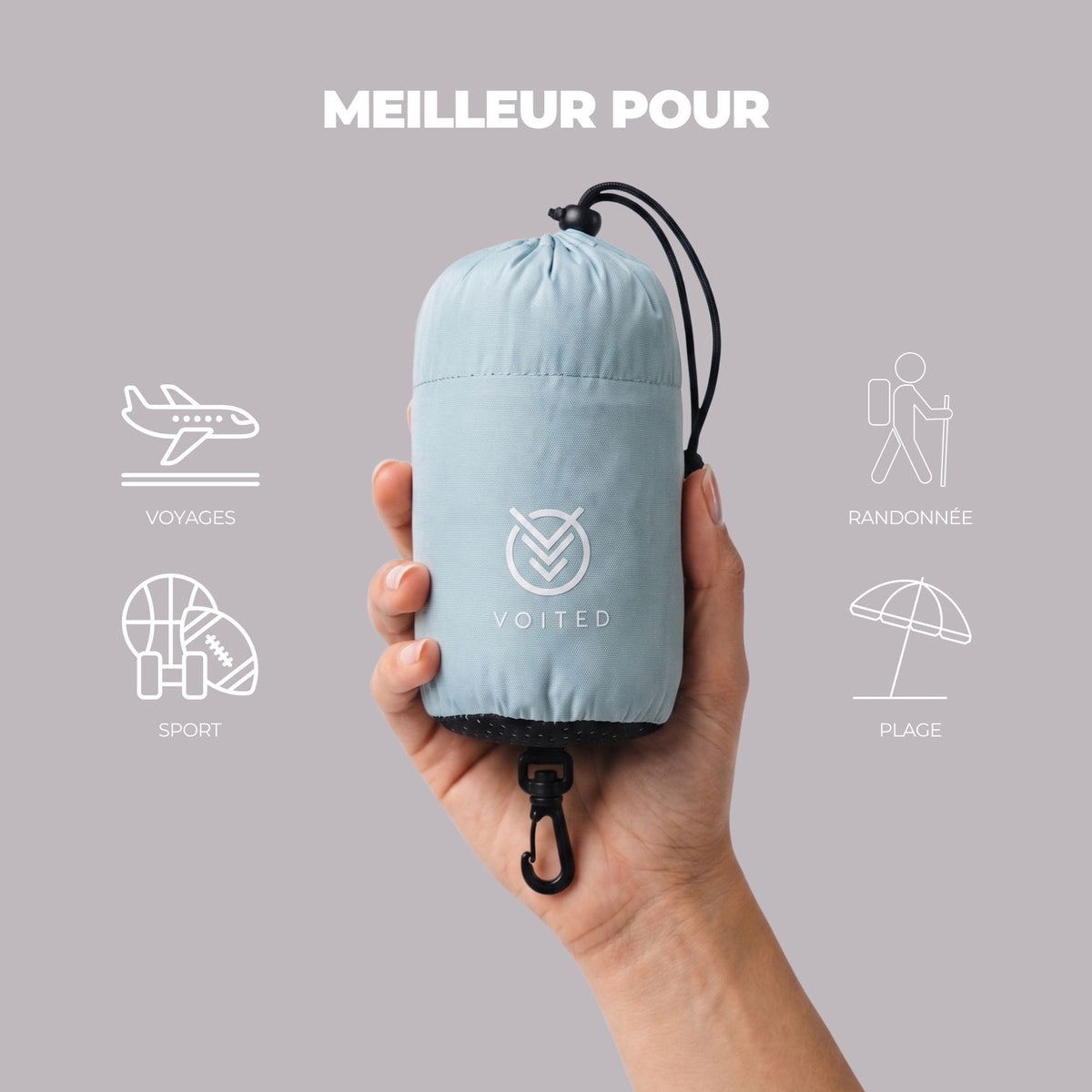 VOITED Trail Towel - Eucalyptus