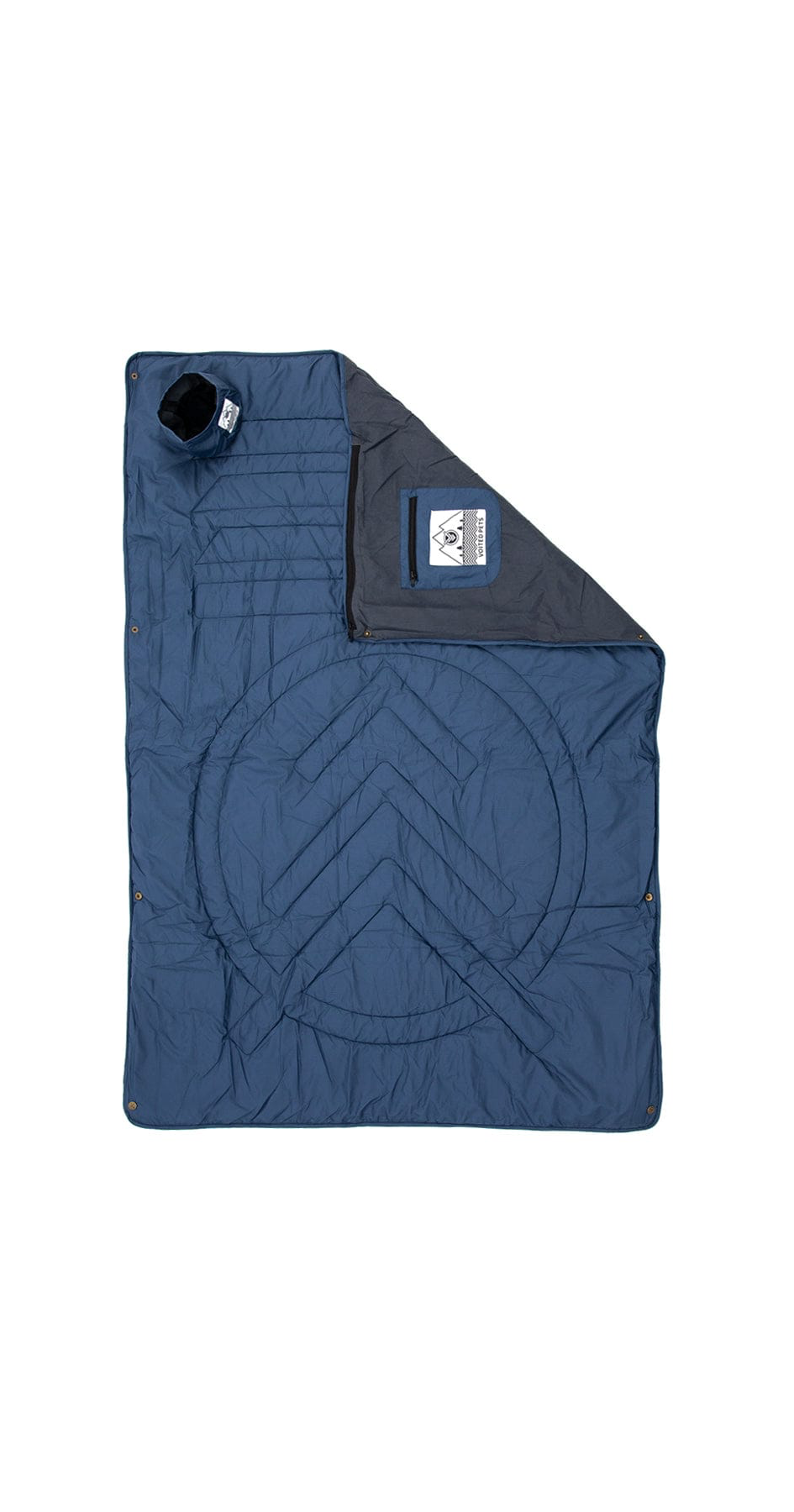 VOITED Quilted Premium Recycled Pet Blanket - Navy