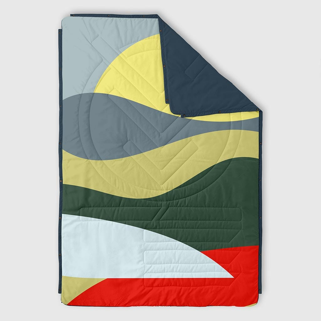 VOITED Recycled Ripstop Outdoor Camping Blanket - Cool Ridge